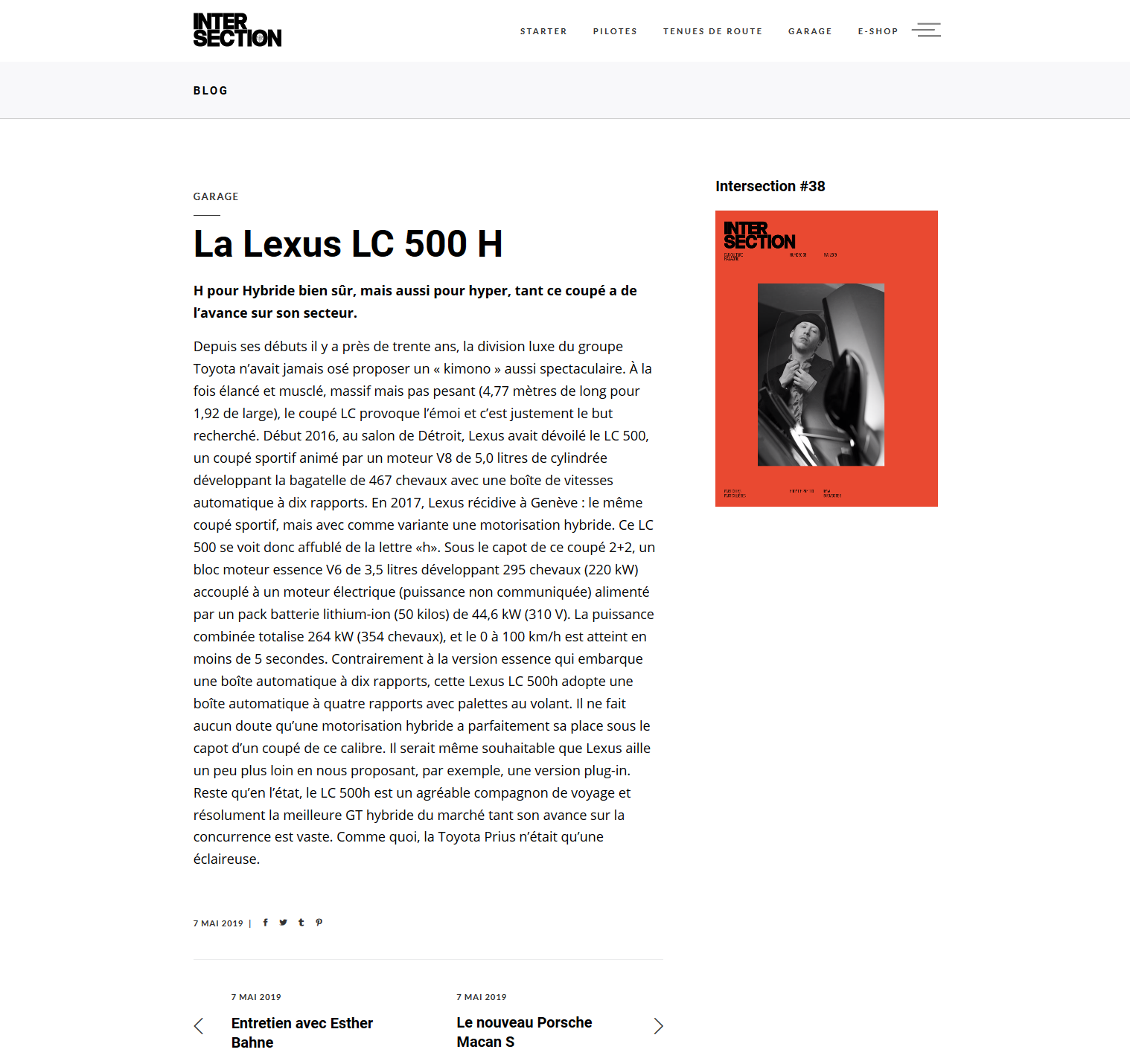 Intersection magazine